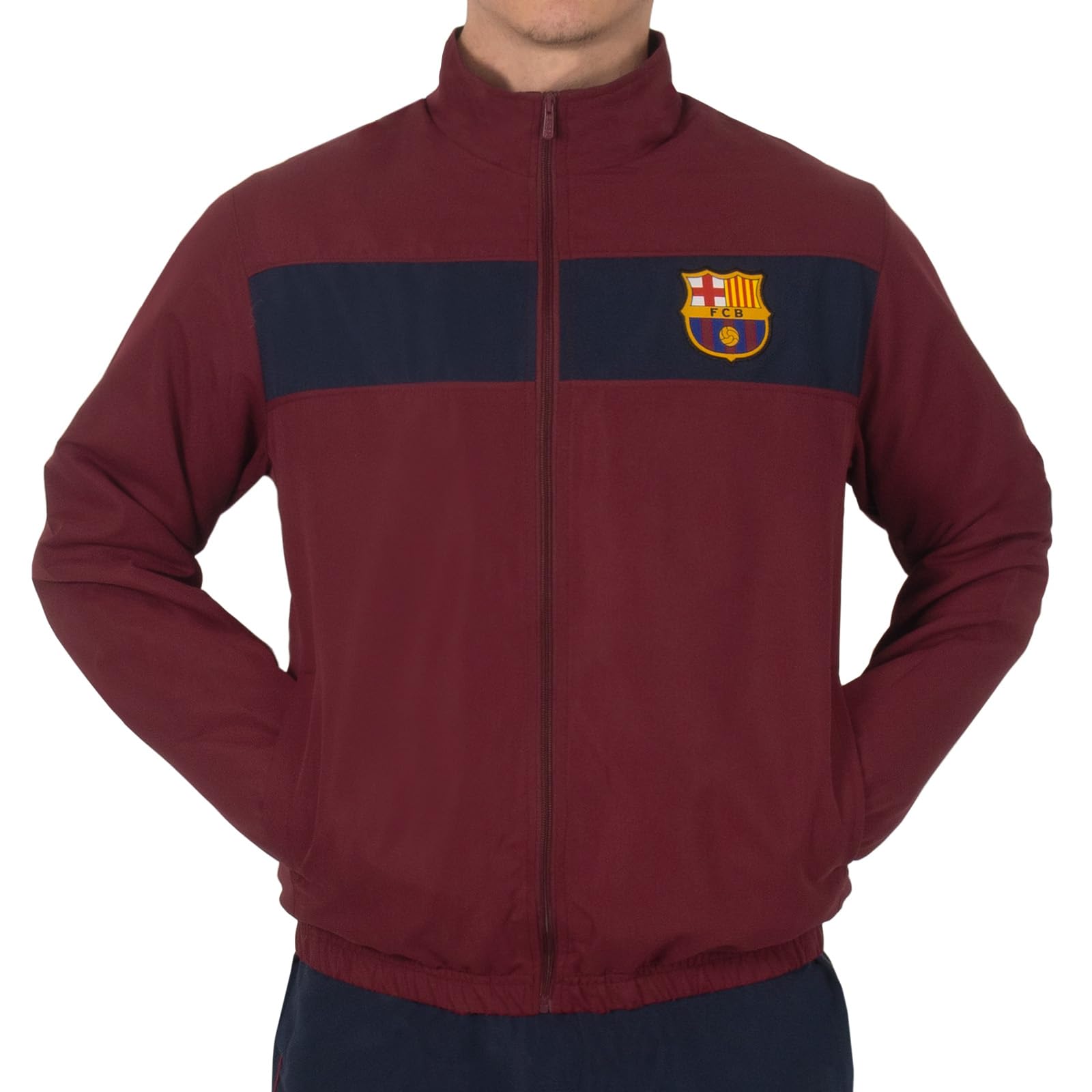 FC Barcelone officiel - Lot veste et pantalon de survêtement thème football - homme