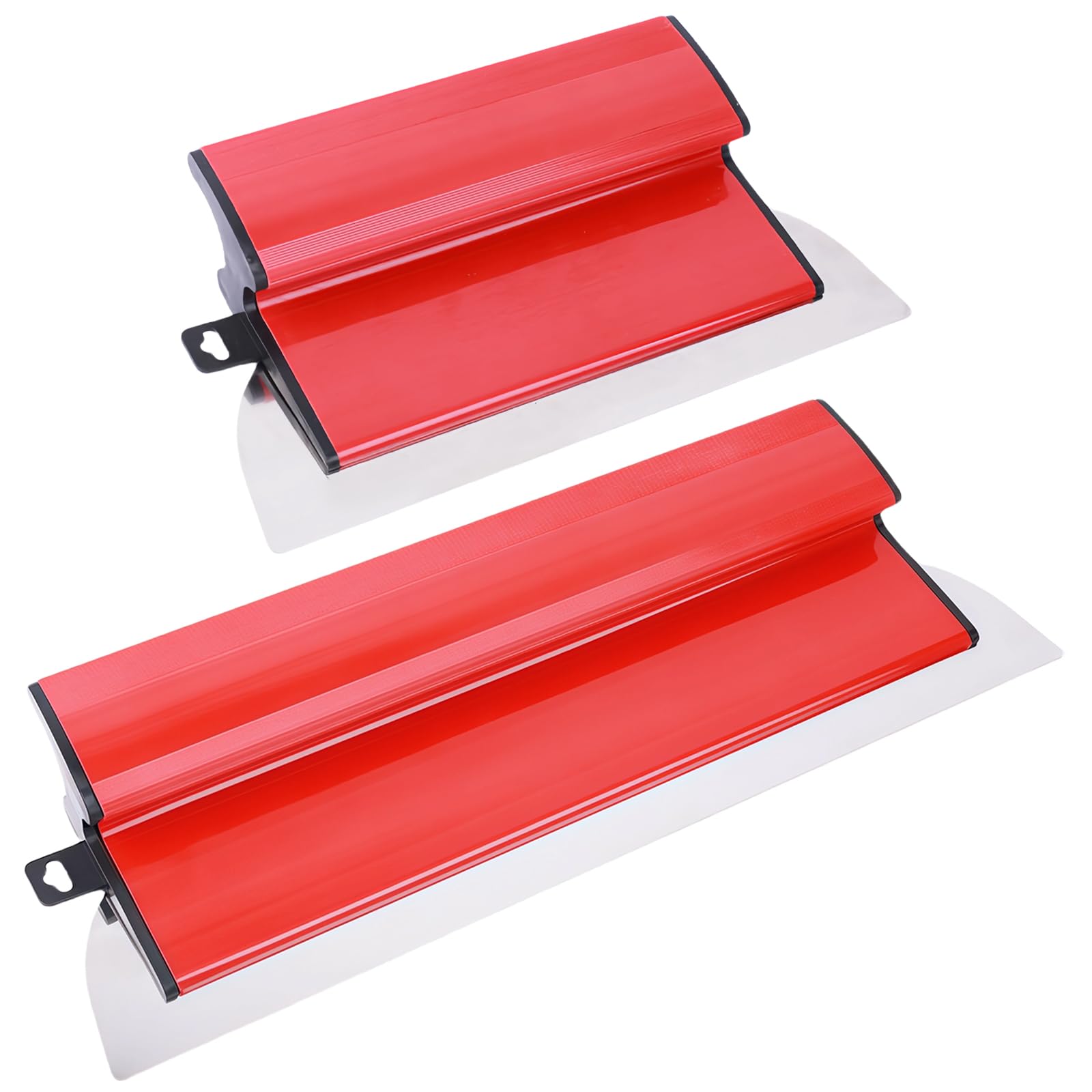 GAESHOW 25 cm + 40 cm Acier Inoxydable Couteau a Enduire, Spatule Enduit Set, Lame D'écrémage, pour Construction de Cloisons Sèches et Décoration Murale