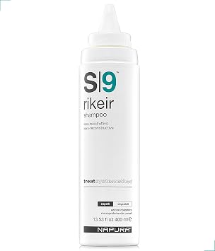 NAPURA S9 Professional Moisturizing Shampoo for Damaged Hair 13.53 fl oz - Sulfate and Paraben Free - Split End Repair- Color Safe Protein Hair Repair Treatment with Avocado Oil