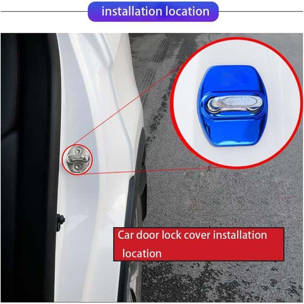 LJJWIW Türschloss Abdeckung Set Für Volvo - 4-teilig Für Alle Modelle