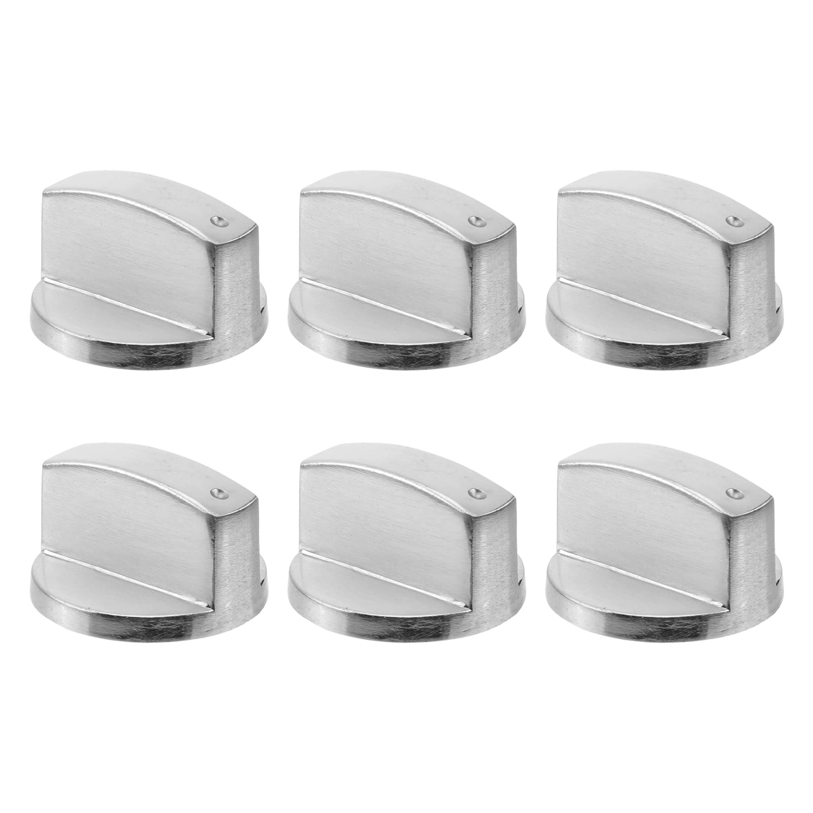 6 Pcs 6mm Stoves Cooker Knobs Universal Gas Hob Knobs Oven Control Knobs Cooking Surface Control Locks for Various Oven Cooker
