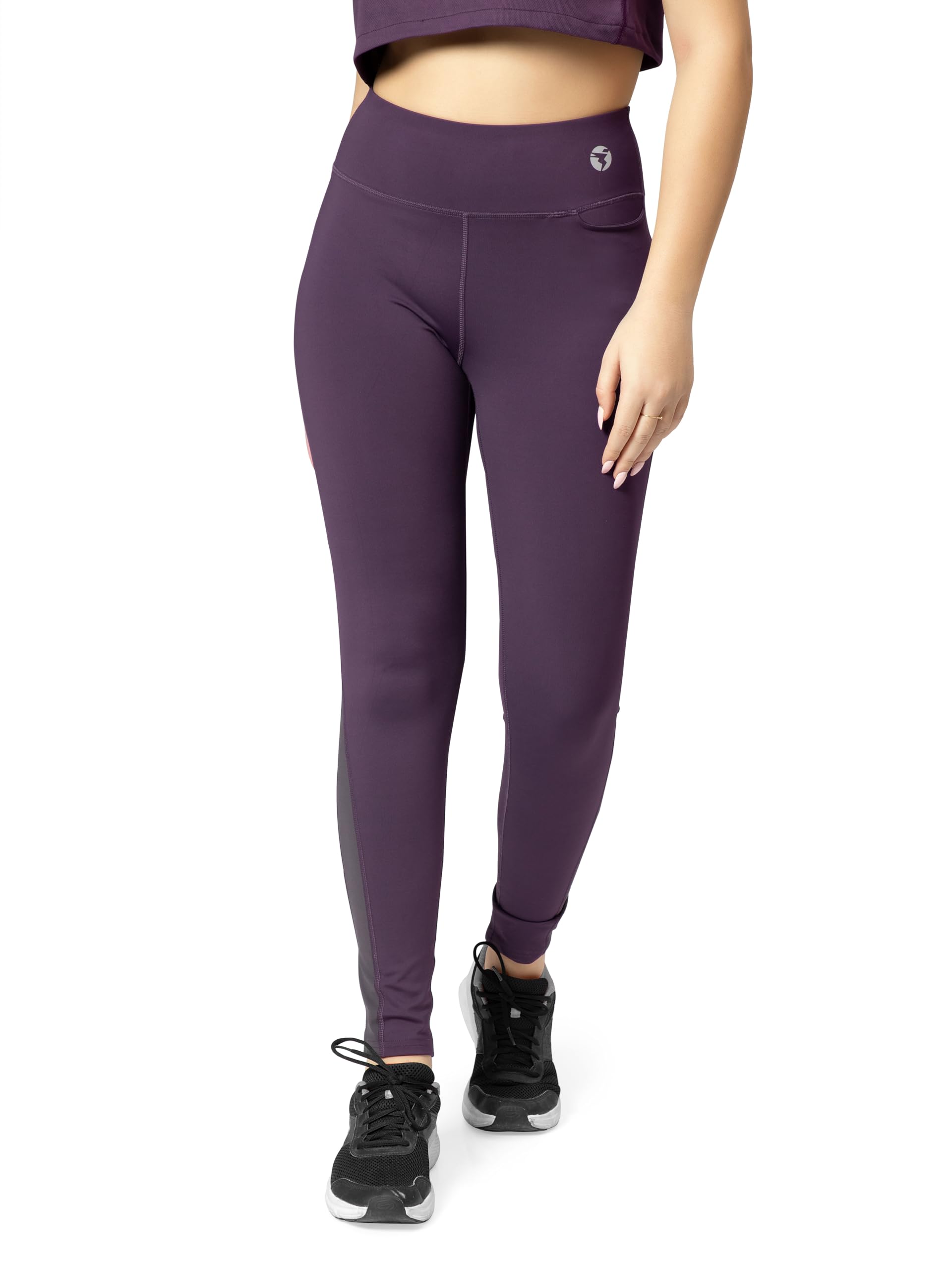 technosport Women's Slim Fit Active Running Tights - (WPW115-123-P) Pack of 1-picture-36