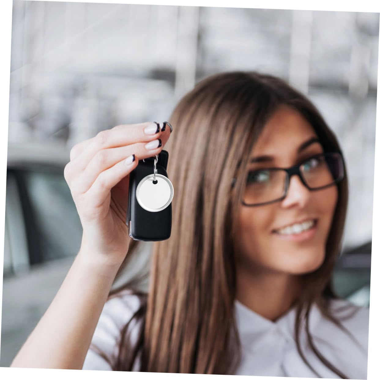 SHINEOFI 200pezzi Targhette Metalliche Rotonde per Chiavi Etichette Identificative per Portachiavi Adatte per Auto e Ufficio Scritte Facilmente per Rapida Identificazione