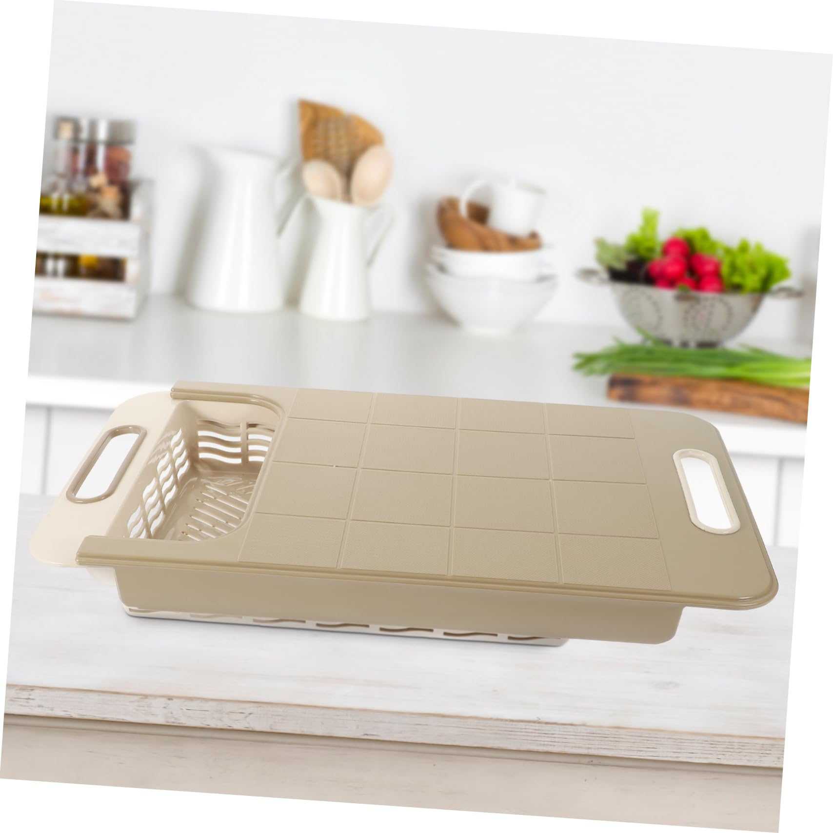 Tabla de Cortar de PP Multifunción Retráctil para Cocina