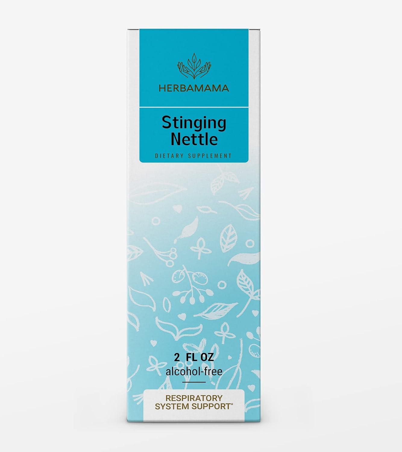 HERBAMAMA Stinging Nettle Root Tincture - Organic Stinging Nettle Root Liquid Extract - Urtica Dioica Herbal Drops Supplement - 2 fl oz