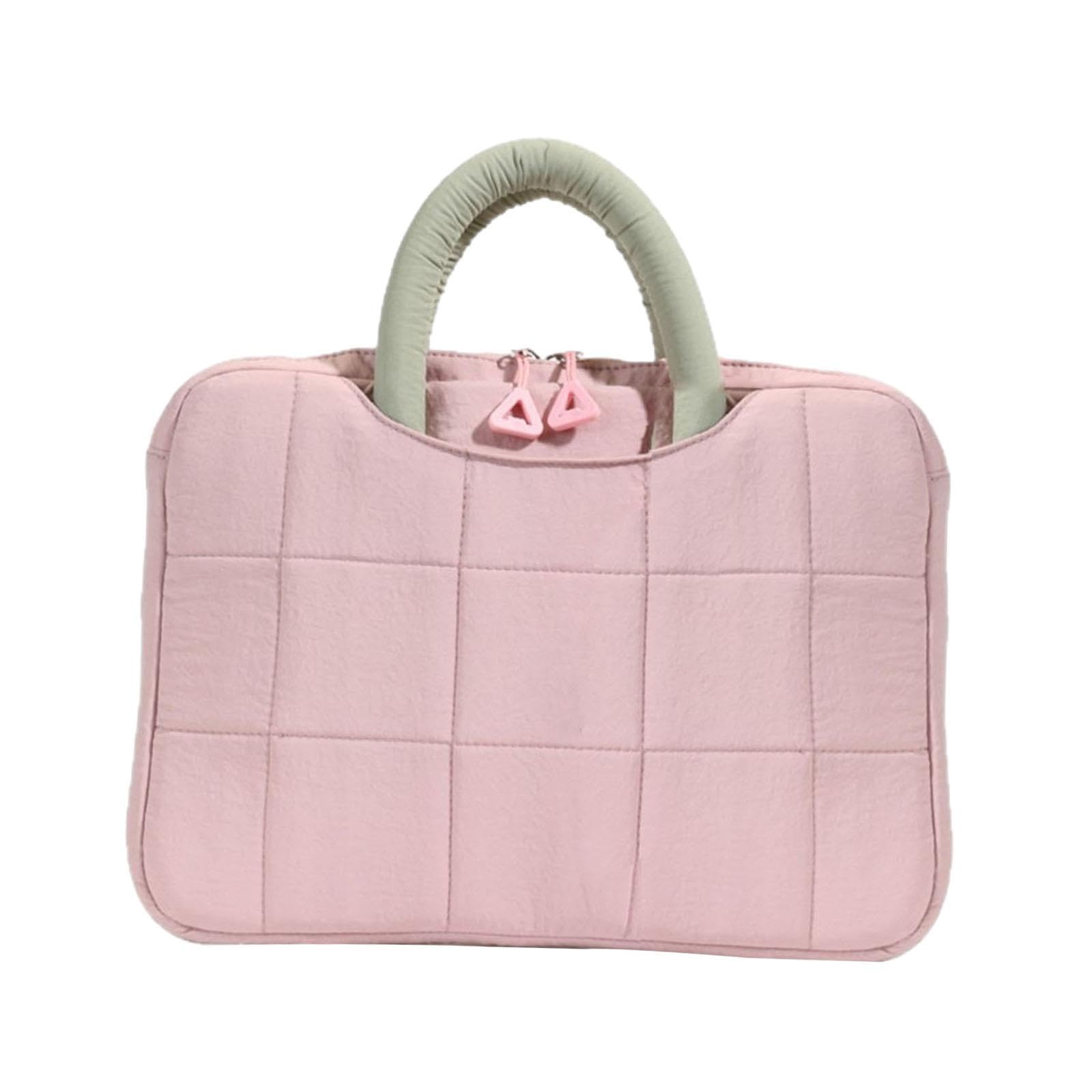 Borsa Porta Computer Portatile da Donna con Manico, Custodia Protettiva Portatile alla Moda per Laptop, per università, Viaggi, Ufficio