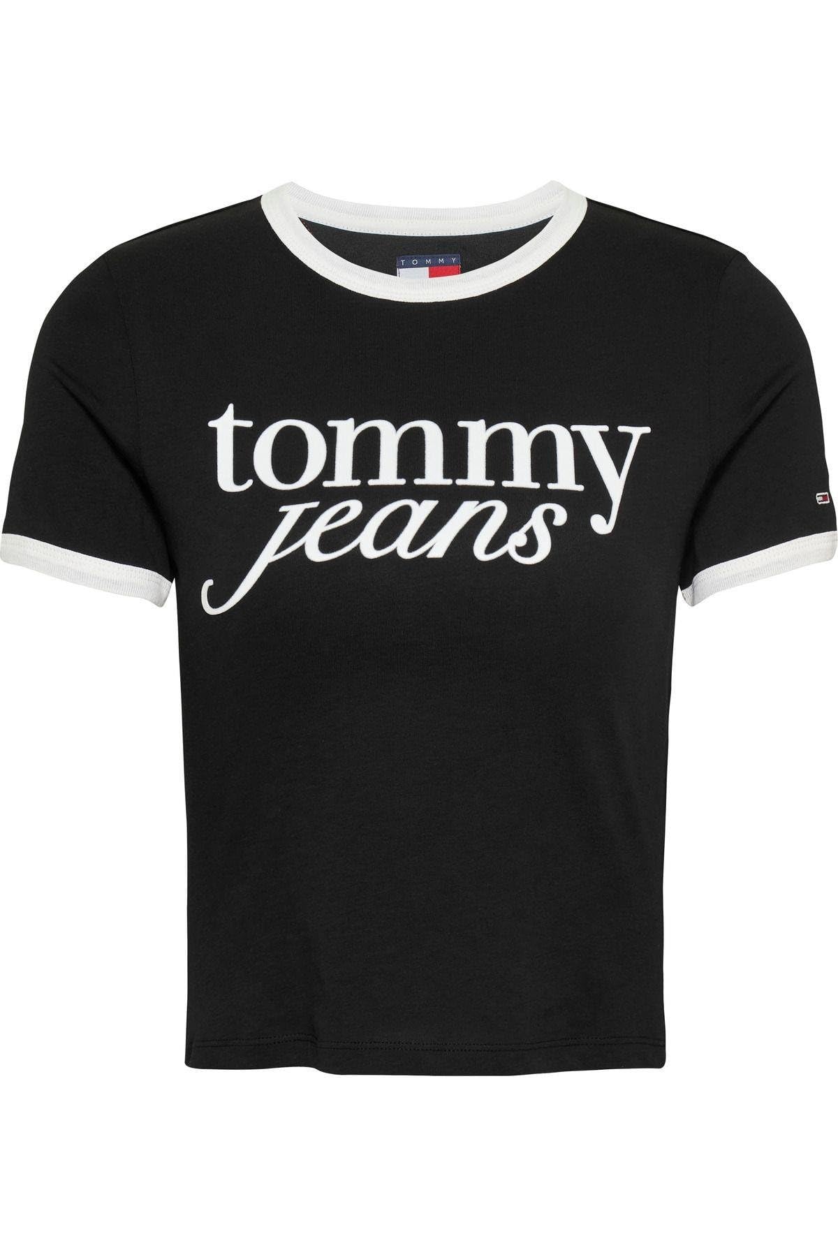 TJW SLIM SH SCRIPT RINGR TEE EXT Tişört Kadın