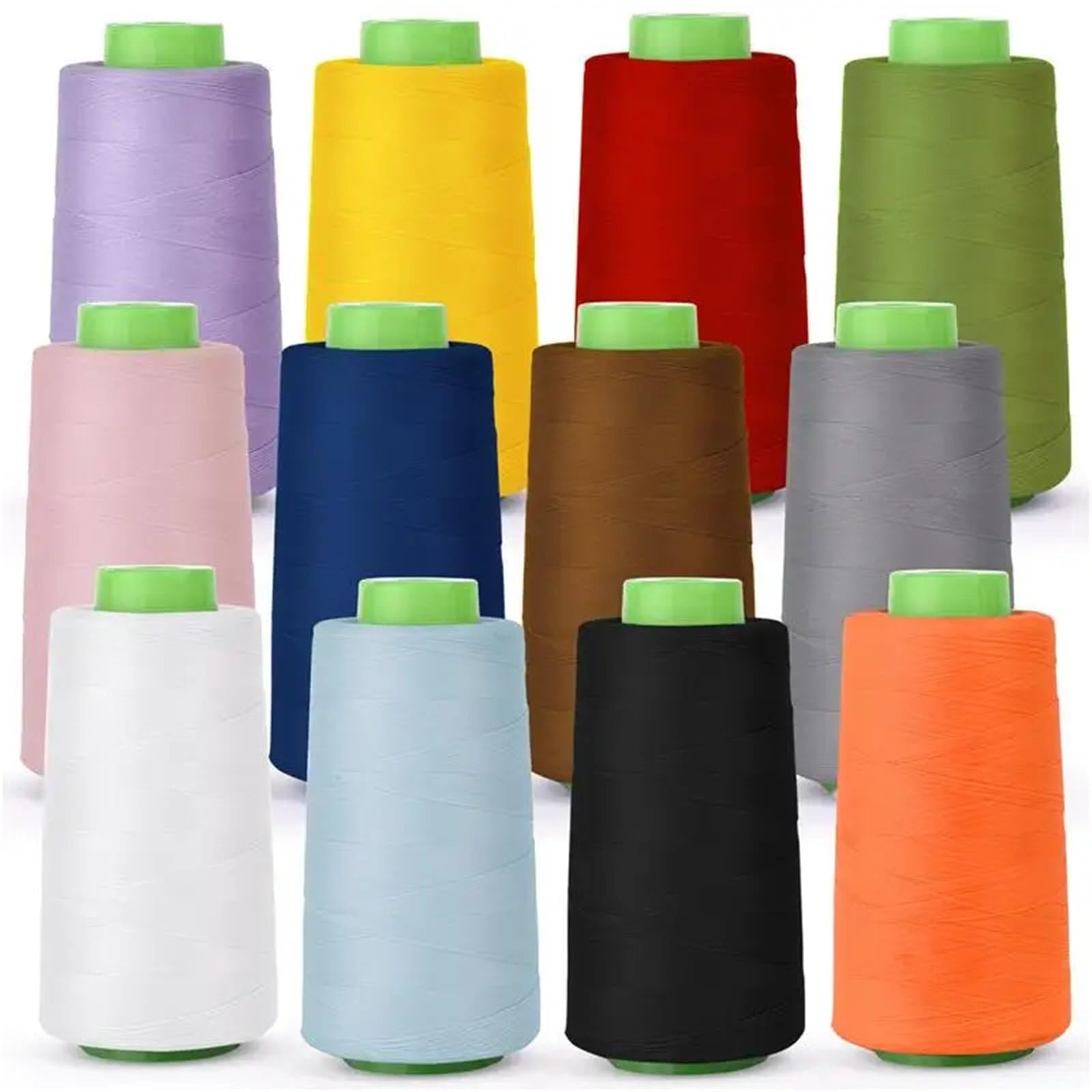 3 piezas de hilo coser nailon elástico for costura bordes, seda Para Adultos(Color 3)