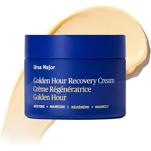 Ursa Major Golden Hour Face Moisturizer | Vegan Recovery Cream for Daily Facial Moisturizing | Repair & Hydrate | Natural Formula for All Skin Types | Cruelty Free & Non-Toxic 1.57 oz