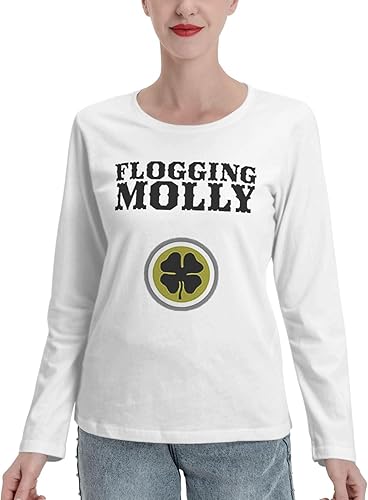 Womens Fall Long Sleeve Tshirts Womens Cotton Shirts Top Round Neck T-Shirts Sweatshirt