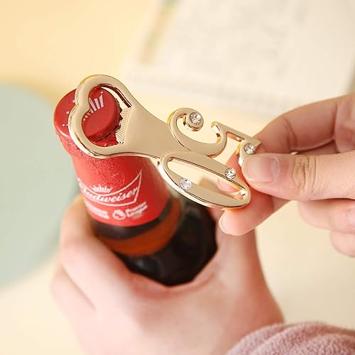 Miniatura 6 de Juego de 24 abridores creativos de botellas para regalos de fiesta de cumpleaños 50 o aniversario de boda, regalos de fiesta de 50 cumpleaños con