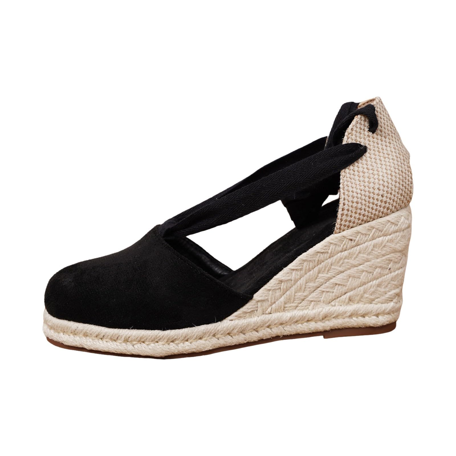 Sandali Donna Peep Toe Zeppa con Lacci per Matrimonio e Serate | Peep toe per stile, zeppa per altezza e comfort, Ideali per occasioni eleganti e ballo