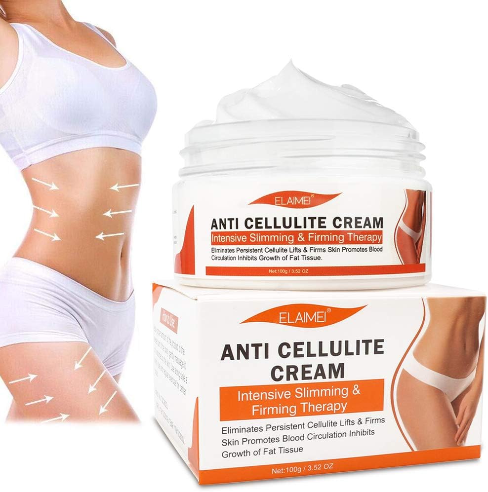 Hot Cream, Cellulite Cream for 100% Complete Cellulite Removal - Slimming Cream with Caffeine Cellulite Treatment - Body Fat Burning Weight Loss Cream for Shaping Waist, Abdomen and Buttocks