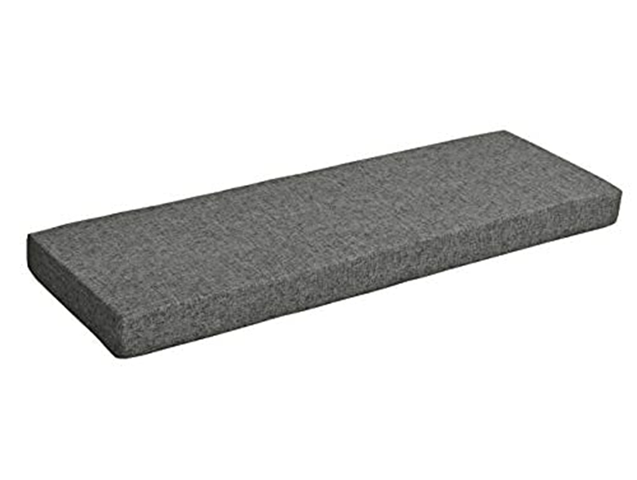 Banc antidérapant intérieur/extérieur gris de 150 cm pour meuble et salon de jardin