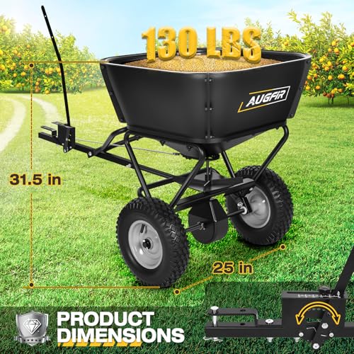 AugFir 130 lb Tow Behind Spreader
