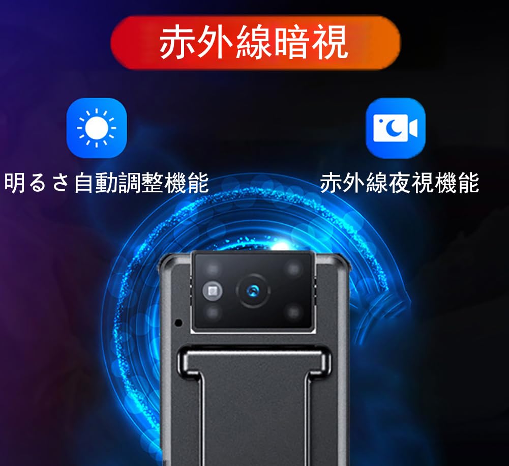 Amazon.co.jp: 隠しカメラ 4K画質 小型カメラ 11時間録画 防犯
