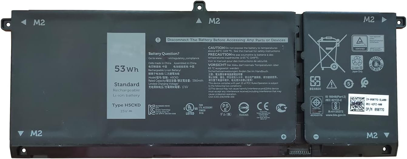 40Wh JK6Y6 Batterie Pour Dell Latitude 3410 3510 Inspiron