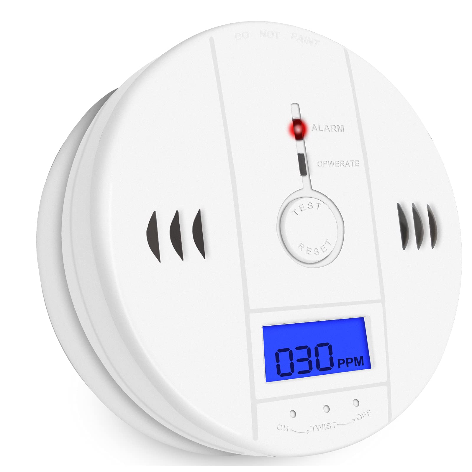Buy Carbon Monoxide Detector CO Alarm Detector with Digital Display and