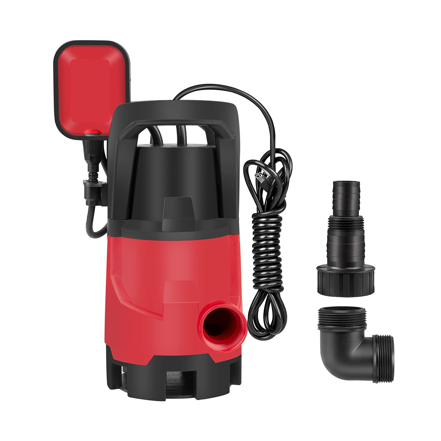 Submersible 1/2 HP 2100GPH Sump Pump, with Float Switch Clean /Dirty