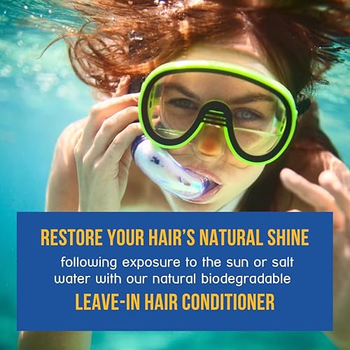 Miniatura 3 de STREAM 2 SEA Acondicionador sin enjuague, fórmula de acondicionador para cabello seco y dañado, 32 onzas sin parabenos, desenredante con protección