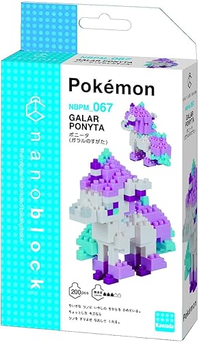Miniatura 3 de nanoblock - Pokémon - Galar Ponyta, kit de construcción de la serie Pokémon