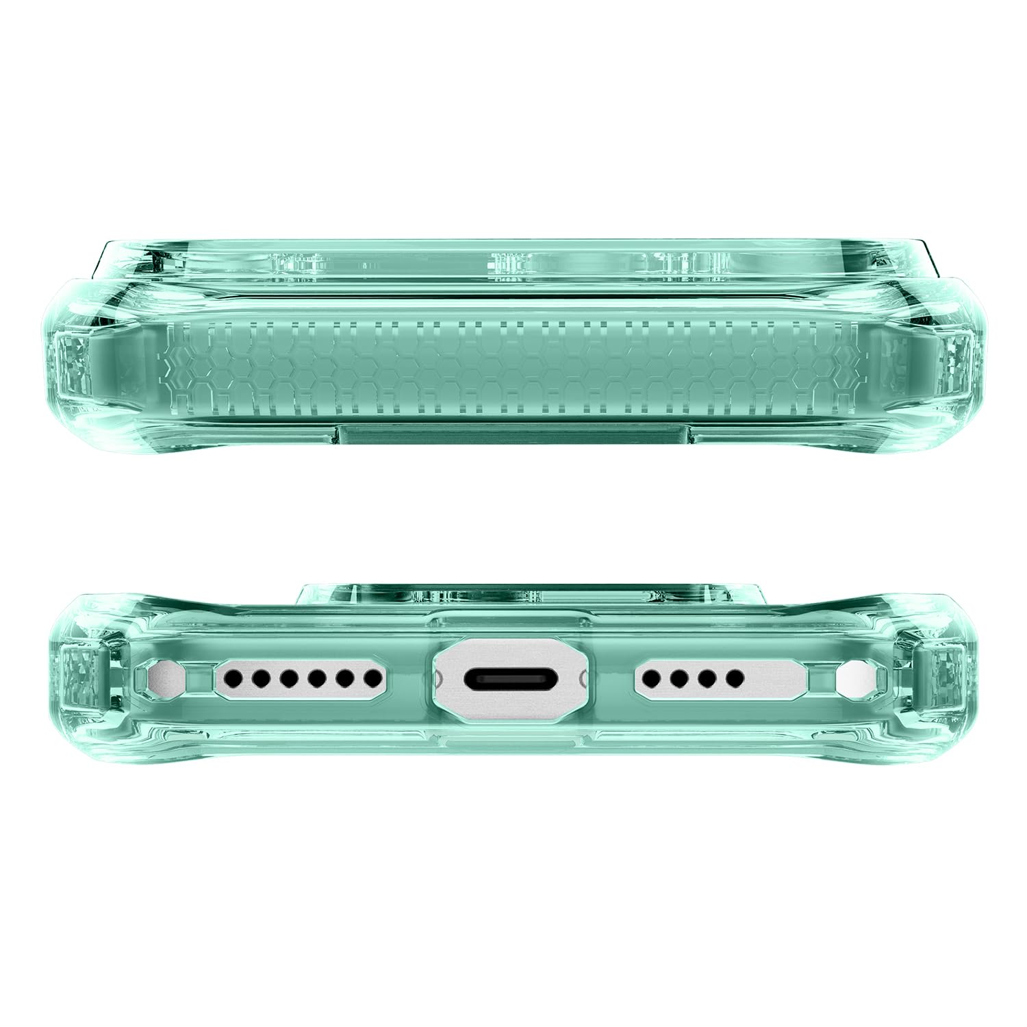 ITSKINS Hybrid R // Custodia protettiva magnetica opaca per iPhone 17 Pro Max, compatibile con MagSafe, custodia sottile militare antiurto, cover ibrida sottile, verde chiaro