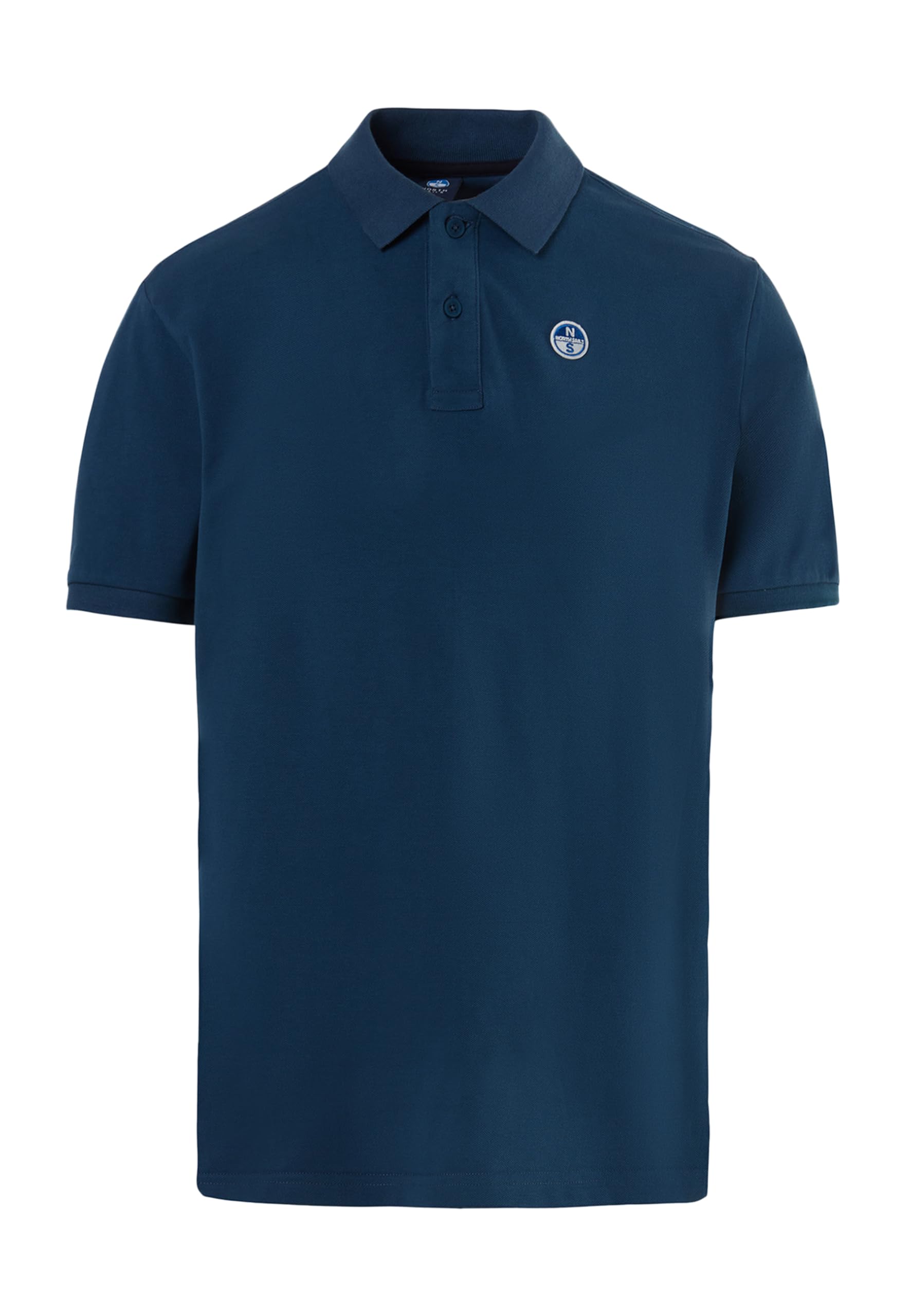 NORTH SAILS Polo Shirt with Logo Patch, Dark Denim, XL