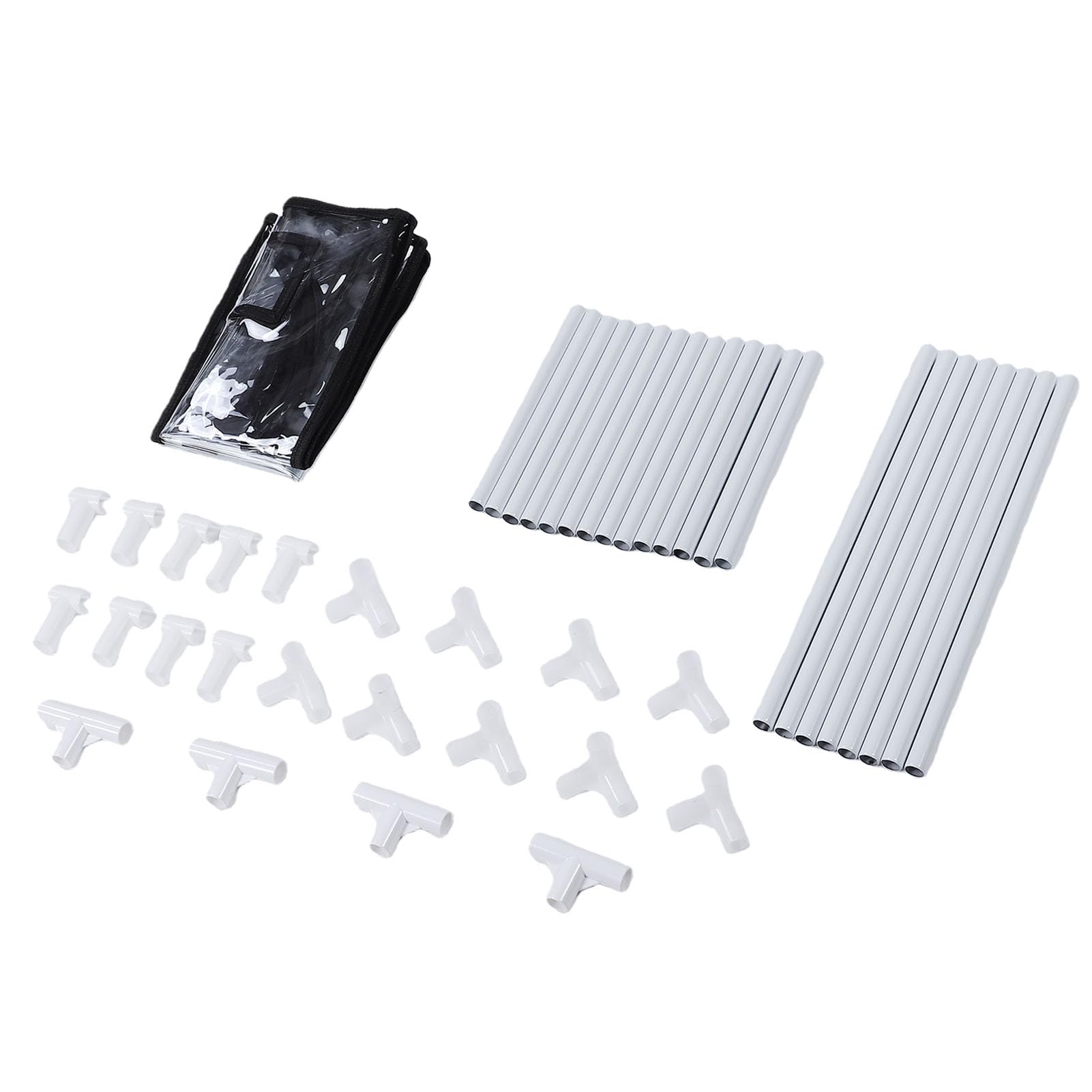 Eujgoov 3D-Drucker-Filament-Aufbewahrungsbox, PVC-Filament-Rack mit Transparenter Abdeckung, 2-stufiger Organizer für 10 Rollen 1 Kg Spulen für 3D-Druck, Studio, Werkstatt, Desktop-Nutzung