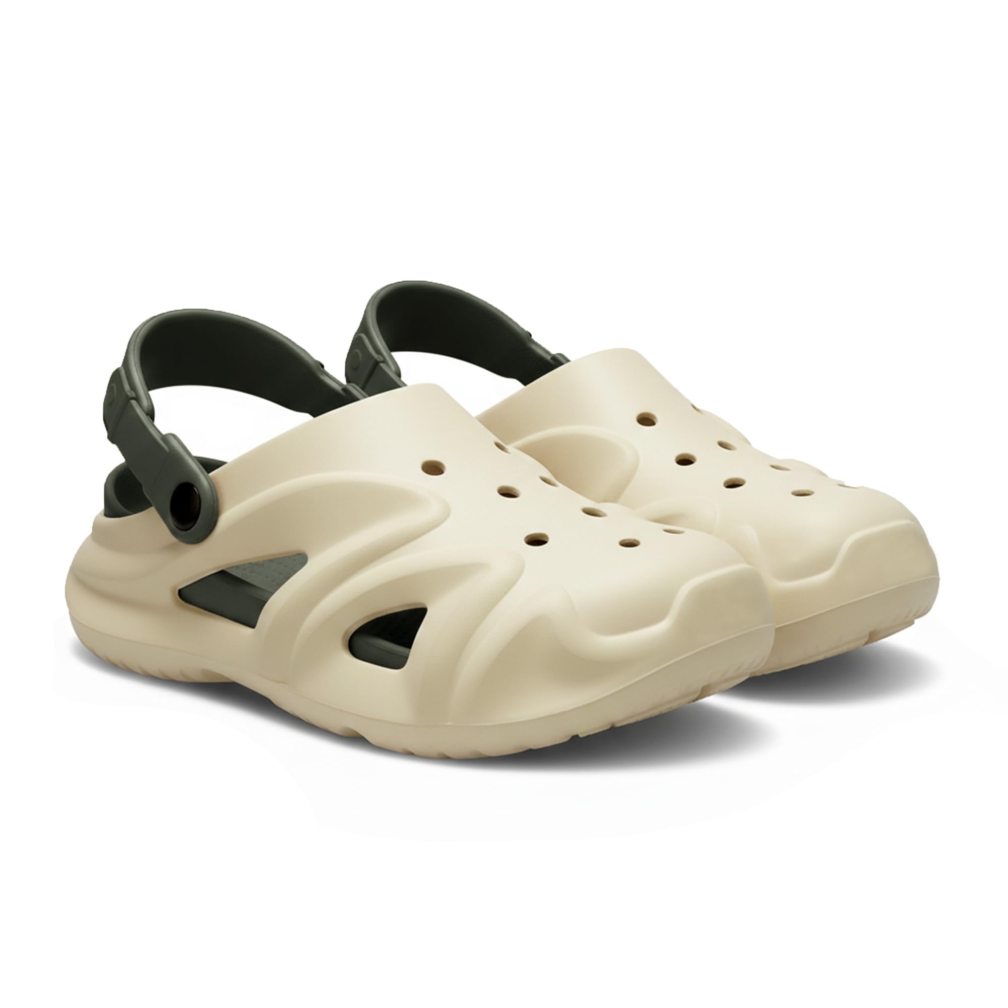Premium Classic Stylish Casual Clogs with Adjustable Back Strap for Adults | Comfortable & Light Weight | Stylish & Anti-Skid | Waterproof & Daily Mules for Gents/Boys-image-43