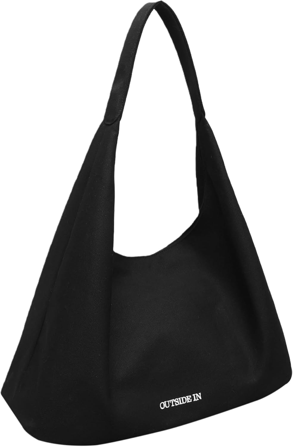 LLYLIU Large Canvas Tote Bag for Women Men Slouchy Shoulder Bags Hobo Purse Casual Commuting Work Handbag