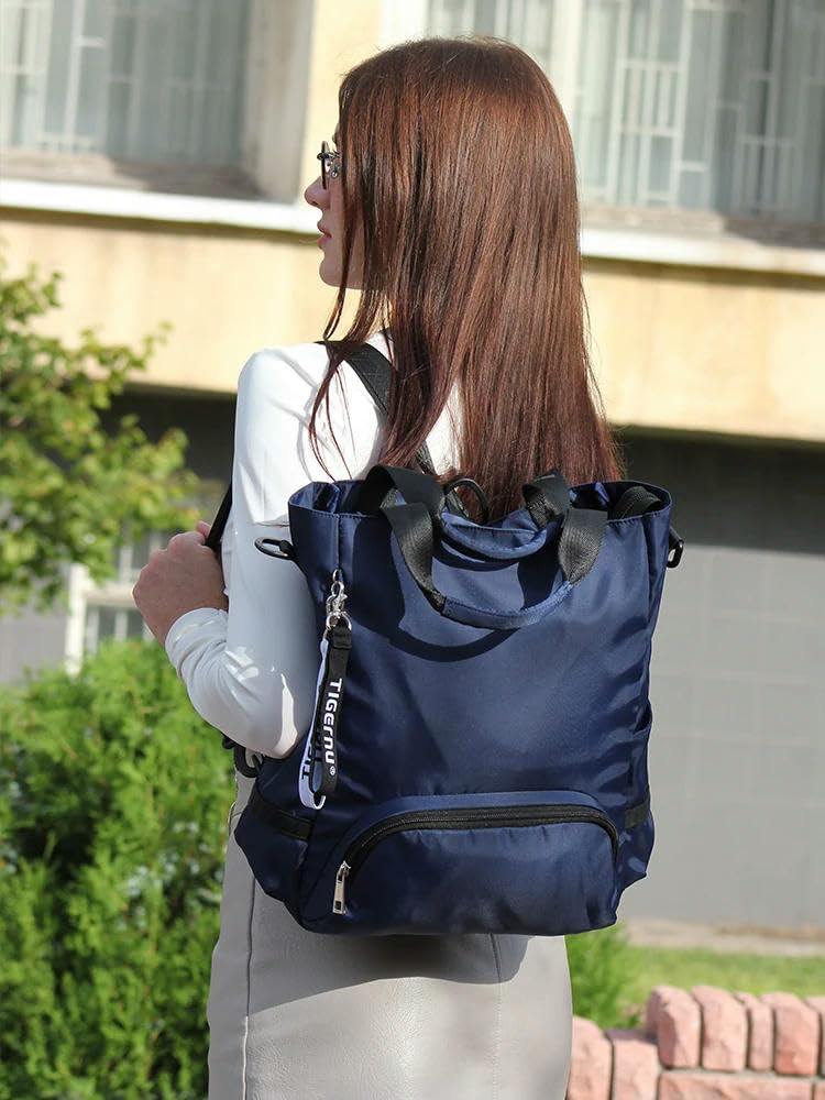 Rucksack Damen Women Rucksack Bag Einkaufstasche Umhängetasche Leichte College -Tasche Mädchen Handtasche Weiblich-Rosa