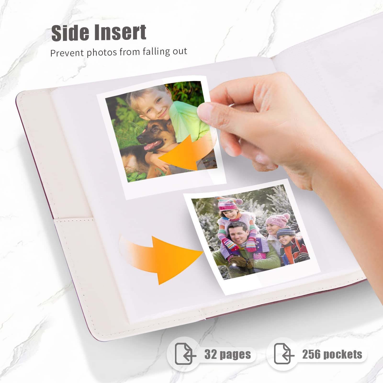 フィルムカメラ Fujifilm instax SQUARE COLLECTION ALBUM Instax Square SQ Album for 80 Photos. Fujifilm Instax Album