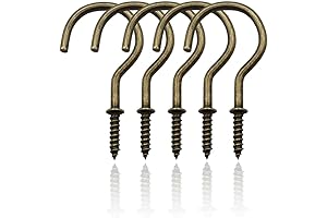 2" Screw Hooks Bronze Ceiling Hooks Mug Hooks 20 Pcs Antique Brass...