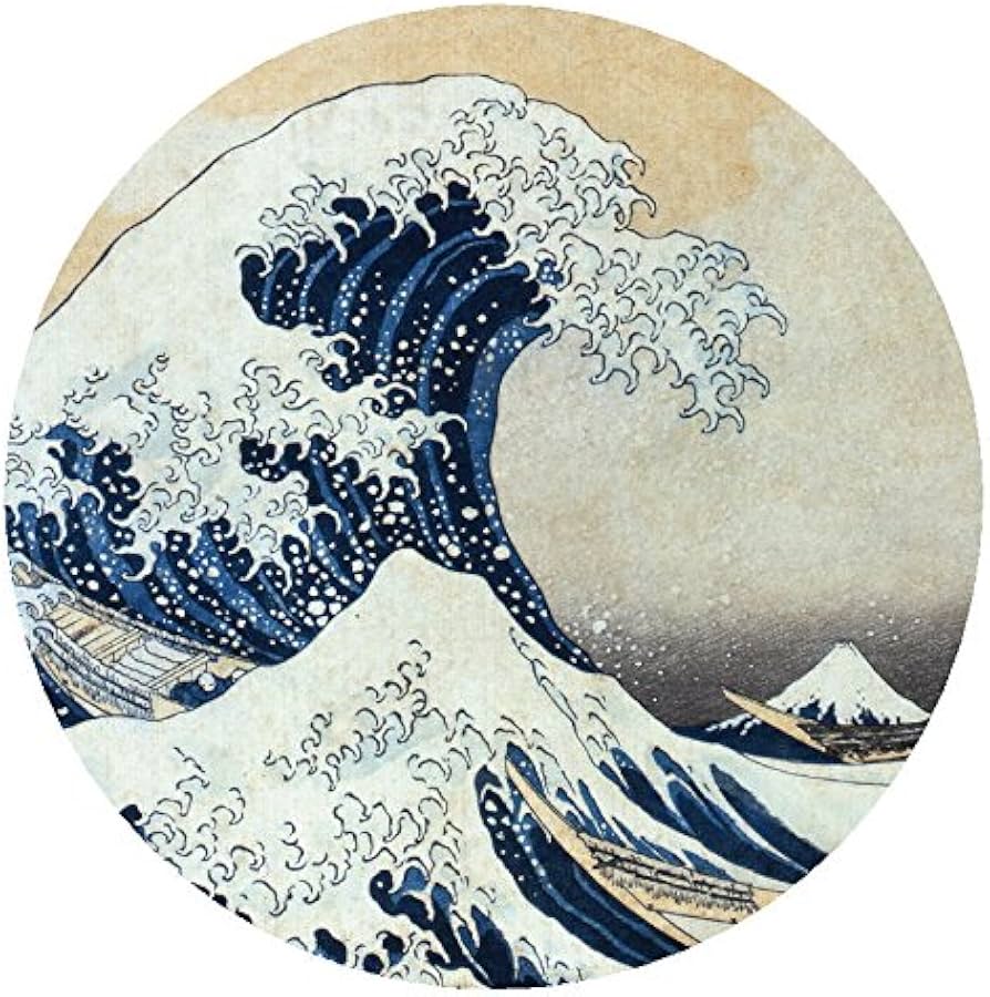 Amazon.co.jp: 東京みやこ工房 葛飾北斎 冨嶽三十六景 神奈川沖浪裏