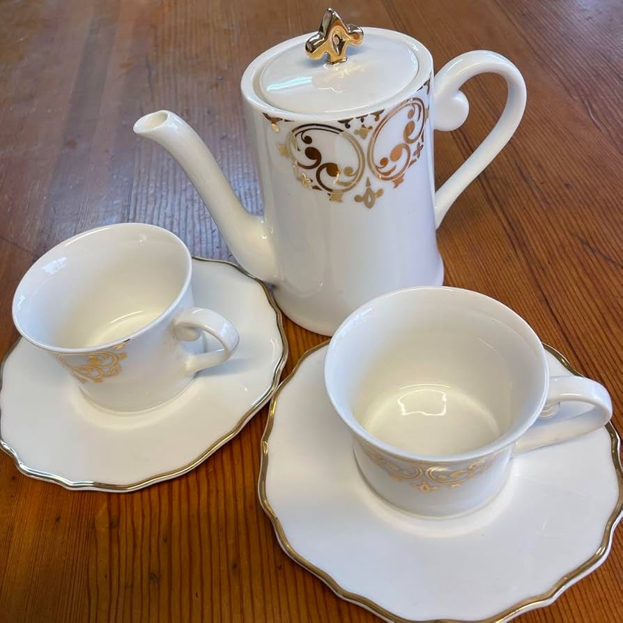 Amazon.co.jp: フランフラン カップソーサーティーポット5点