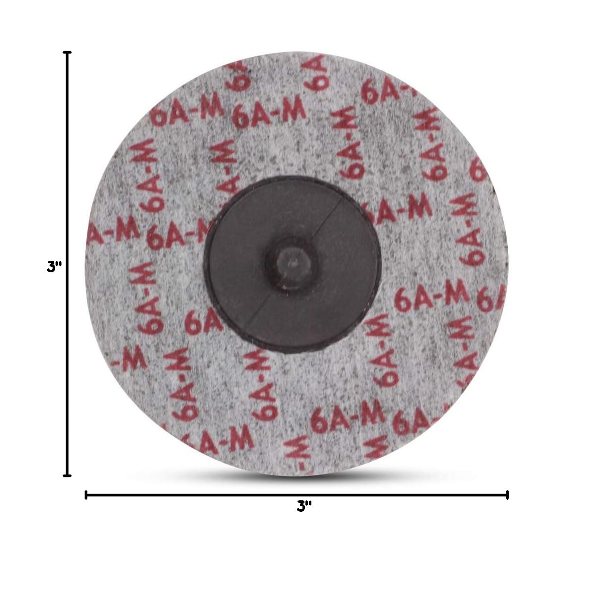BHA Unitized Surface Prep Quick Change Discs, 3 Inch - 5 Pack (6AM - High Density, Aluminum Oxide, Medium)