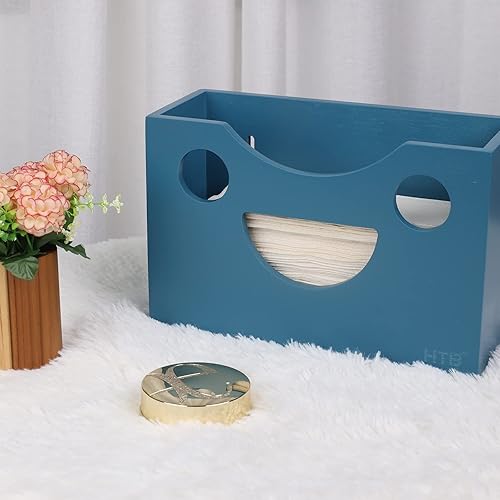 Miniatura 2 de HTB - Soporte para toallas de papel para encimera o pared dispensador manual de toallas de papel de bambú compatible con triple pliegue plegable C