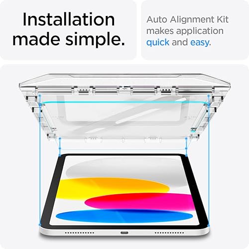 Miniatura 3 de Spigen Protector de pantalla de vidrio templado [GlasTR EZ Fit] diseñado para iPad de 11ª generación A16 de 11 pulgadas (2025) / iPad de 10.9