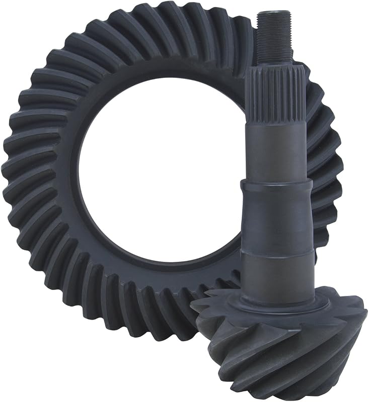 Conjunto de coroa e pinhão Yukon Gear & Axle YG F8.8R-456R para diferencial Ford 8.8 de rotação reversa – Relação 4.56