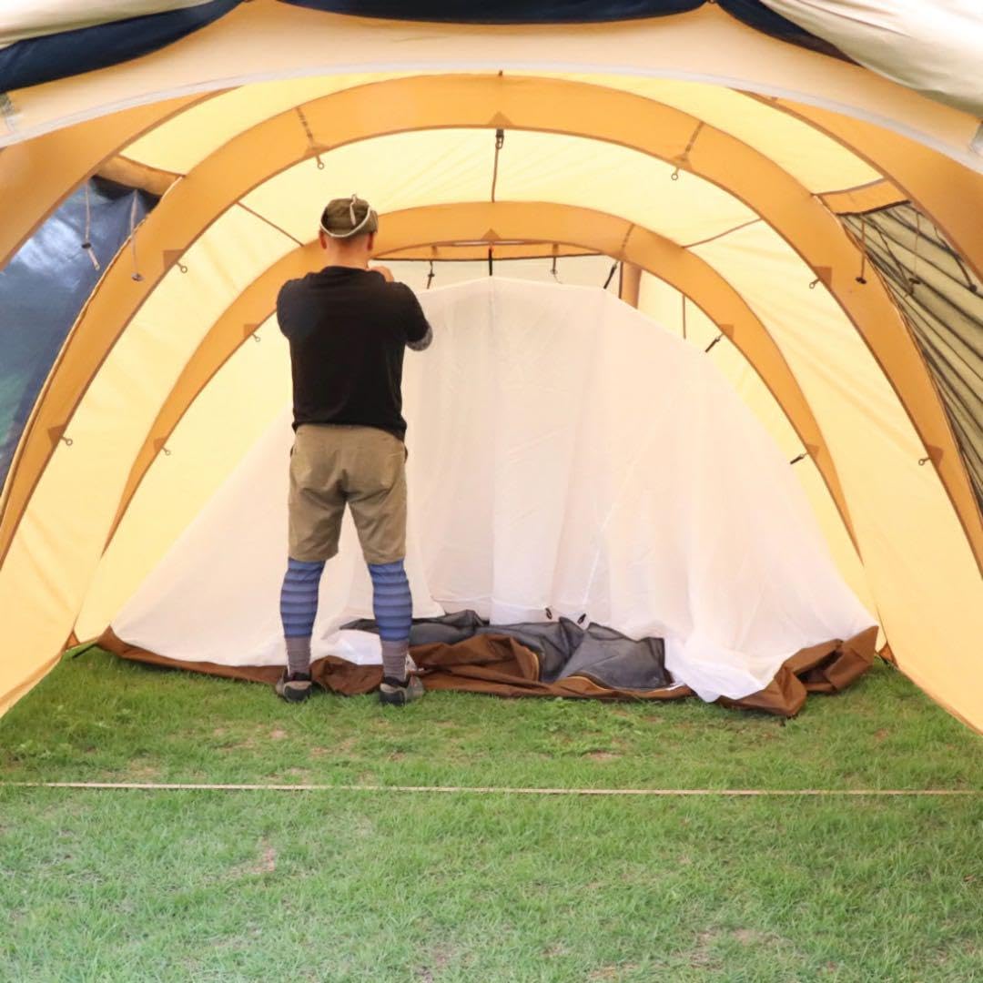 Amazon.co.jp: イグニオ 2ルーム型テント ドームテント 4人用