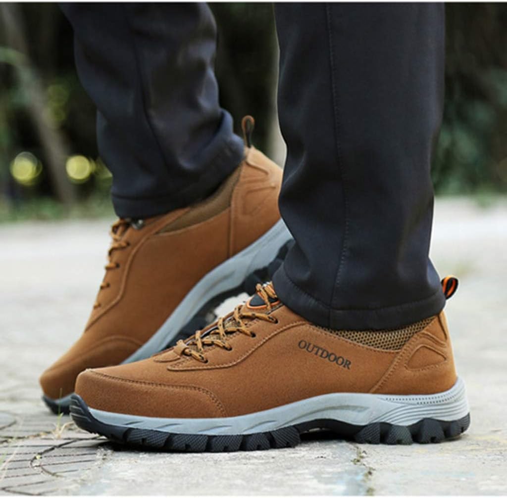 [ランボ] スニーカー ローファー 耐磨耗 メンズ メッシュ 安全靴 29.5cm 作業靴 紳士靴 アウトドア ハイキングシューズ