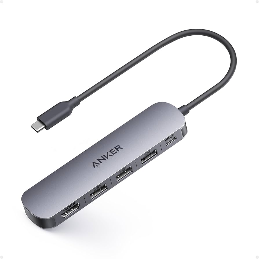 Anker PowerExpand 5-in-1 USBハブ Amazon.com: Anker USB C Hub, 5-in-1 USB Hub for Laptops, 4K HDMI
