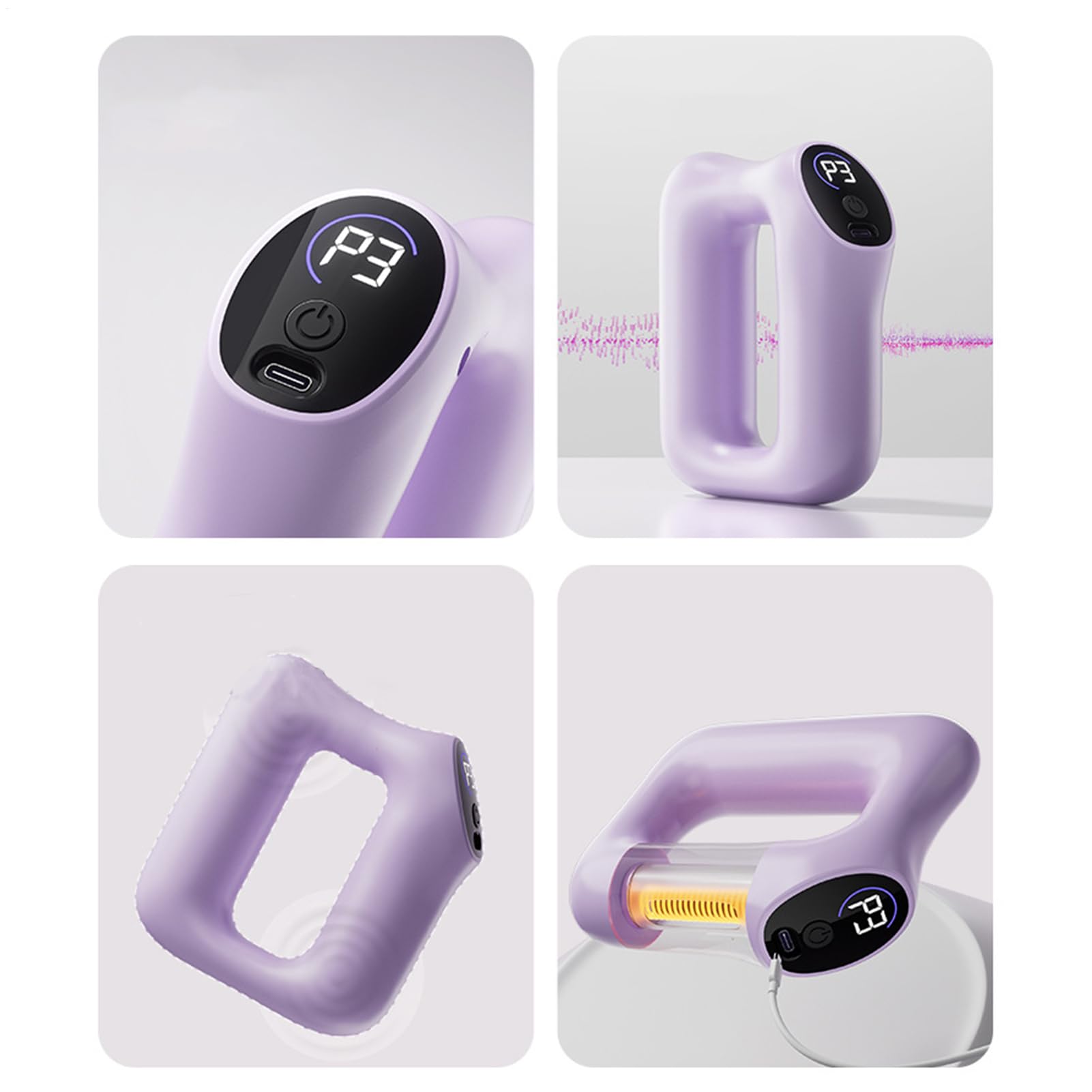 Elektrischer Faszien-Ring Für Den Ganzen Körper - Ergonomisches Massagegerät Mit Heizfunktion Zur Muskelentspannung,Multifunktionales Ganzkörper Faszienmassagegerät Für Männer Frauen