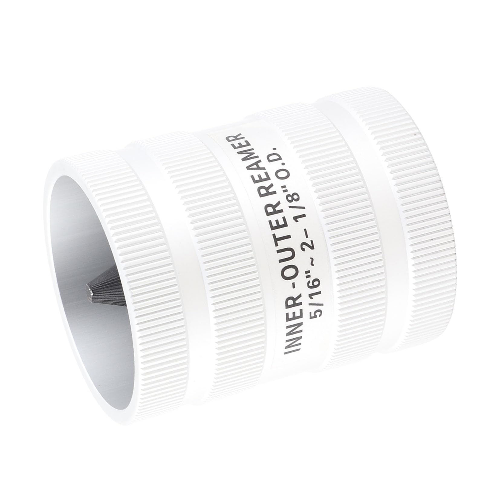 Outil d'ébavurage d'alésoir de tuyau pour tubes de cuivre en aluminium en acier inoxydable de 5/16 pouces à 2-/8 pouces de diamètre extérieur, outil de chanfreinage externe
