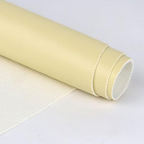 Miniatura 8 de Tela de cuero sintético de vinilo de 0.031 in de grosor, material impermeable de vinilo marino suave, hojas de cuero de tapicería suave, reparación