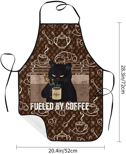 Miniatura 5 de Delantal de chef de cocina con bolsillos para cocinar a la parrilla barbacoa pintura mujeres hombres delantal