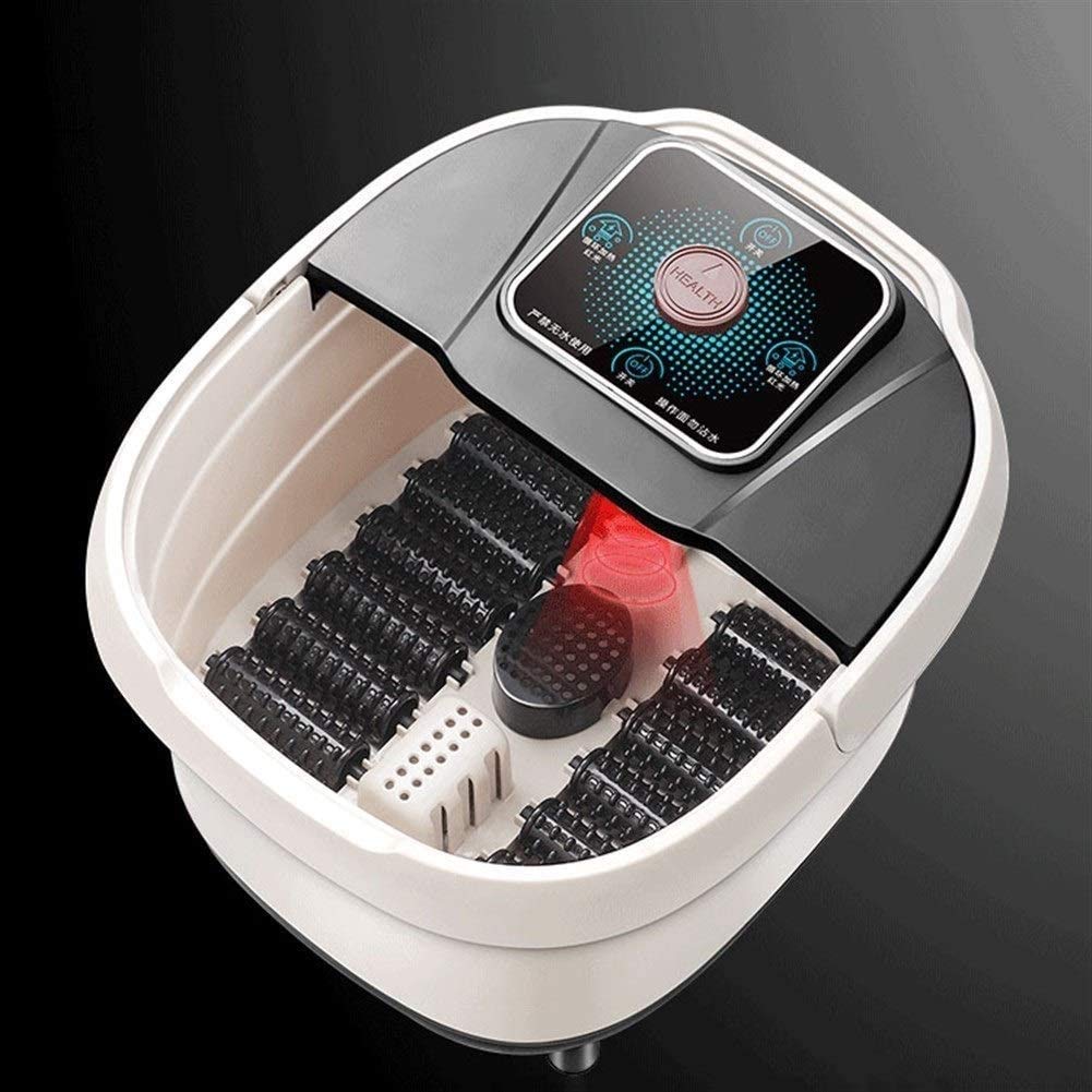 Masajeador de Baño de Pies para Spa de Pies con Calor, Control de Temperatura Digital, Rodillos de Masaje Ergonómicos Y Puntos de Masaje de Acupresión, Aislamiento de Agua Y Electricidad, Alivio de la