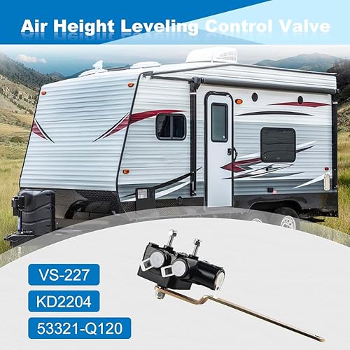 Miniatura 5 de JDMON Kit de válvula de control de altura de nivelación estándar de aire de repuesto para Ford Freightliner Volvo Kenworth, sustituye a 1614318000,