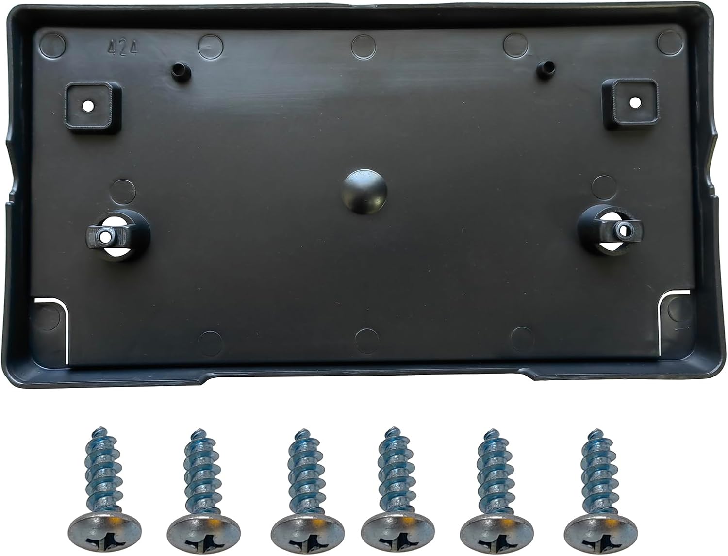 Front Bumper License Plate Frame Bracket Holder Fits for 2017 2018 2019 2020 Chrysler Pacifica Replace 68259460AA,CH1068143