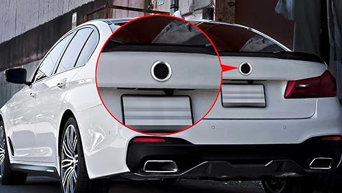 Miniatura 8 de Xotic Tech - 1 pieza de emblema para el maletero del capó delantero y trasero compatible con BMW 1 3 5 6 7 Z X Series M3 M4 E36 E46 E90 (plateado) -